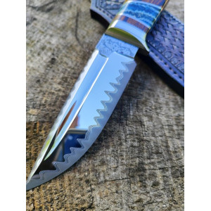 КРОКОДИЛЬЧИК ніж ручної роботи майстра студії MV Knify, сталь K110™ в обкладках 95х18, 61 HRC. Photo 2